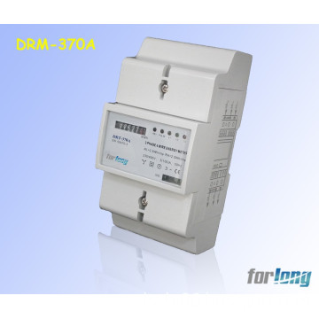 3x127/220V register display three phase four wire din rail energy meter manufacturer